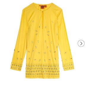 Tory Burch Embellished Tunic Top